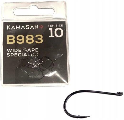 Kamasan Haczyki B983 Zadzior Wide Gape Nr12 /10szt. 1543047147 - Ceny i ...