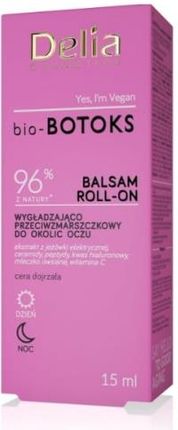 Delia Bio-Botoks Roll-On pod oczy wygładzająco-przeciwzmarszczkowy 15ml
