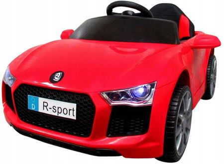 R-Sport Auto Na Akumulator Cabrio Muzyka Pilot 2,4G B4 Czerwony