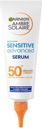 Garnier Ambre Solaire Sensitive Advanced Serum SPF50+ preparat do opalania ciała 125 ml 