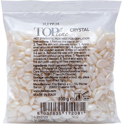 ItalWax Top Line Crystal do depilacji skóry wrażliwej 100 g