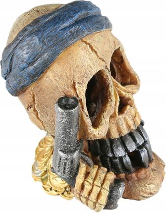 Aqua D'Ella Ozdoba Akwariowa Pirate Skull Pistol Hand Czaszka 234430118