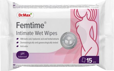 Dr.Max Femtime Intimate Wet Wipes 15szt.
