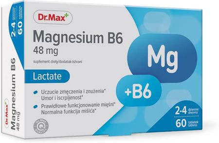 Dr.Max Magnesium B6 Lactate 60tabl