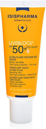 Isispharma Uveblock Ultralekki Fluid Dry Touch Lekko Tonujący Spf 50+, 40 Ml