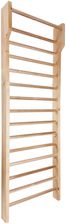 Zdjęcie Underfit Drabinka Gimnastyczna Drewniana Z Drążkiem 230X90Cm Brązowy - Chocianów