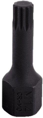 KS Tools 1/2" DUODRIVE Spezial-Kraft-Bit-Stecknuss XZN M14 - 43mm Kurz Für Anspruchsvolle Montagearbeiten