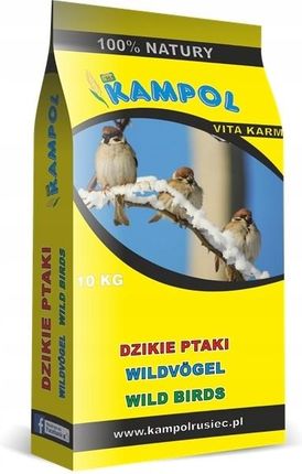Kampol Pokarm Karma Dla Dzikich Ptaków 10Kg Drobne Ziarno Dzp