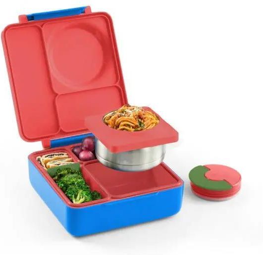 Omie Omiebox Lunch Box Z Termosem Scooter Red Ceny I Opinie Ceneo Pl