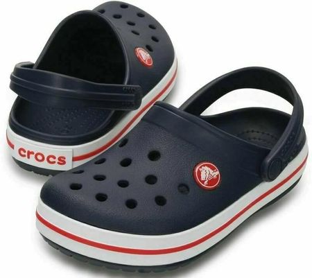 Crocs Kids' Crocband Clog Navy/Red 19-20