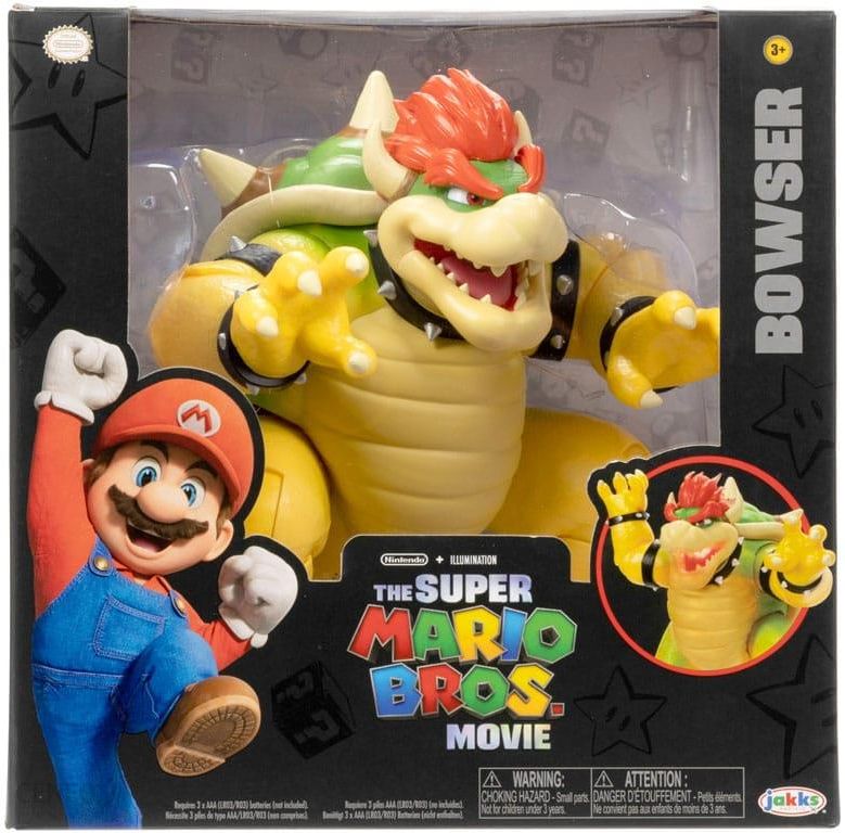 Super Mario Bros. The Movie Bowser 8 Deluxe Action Figure Jakks Pacific -  ToyWiz