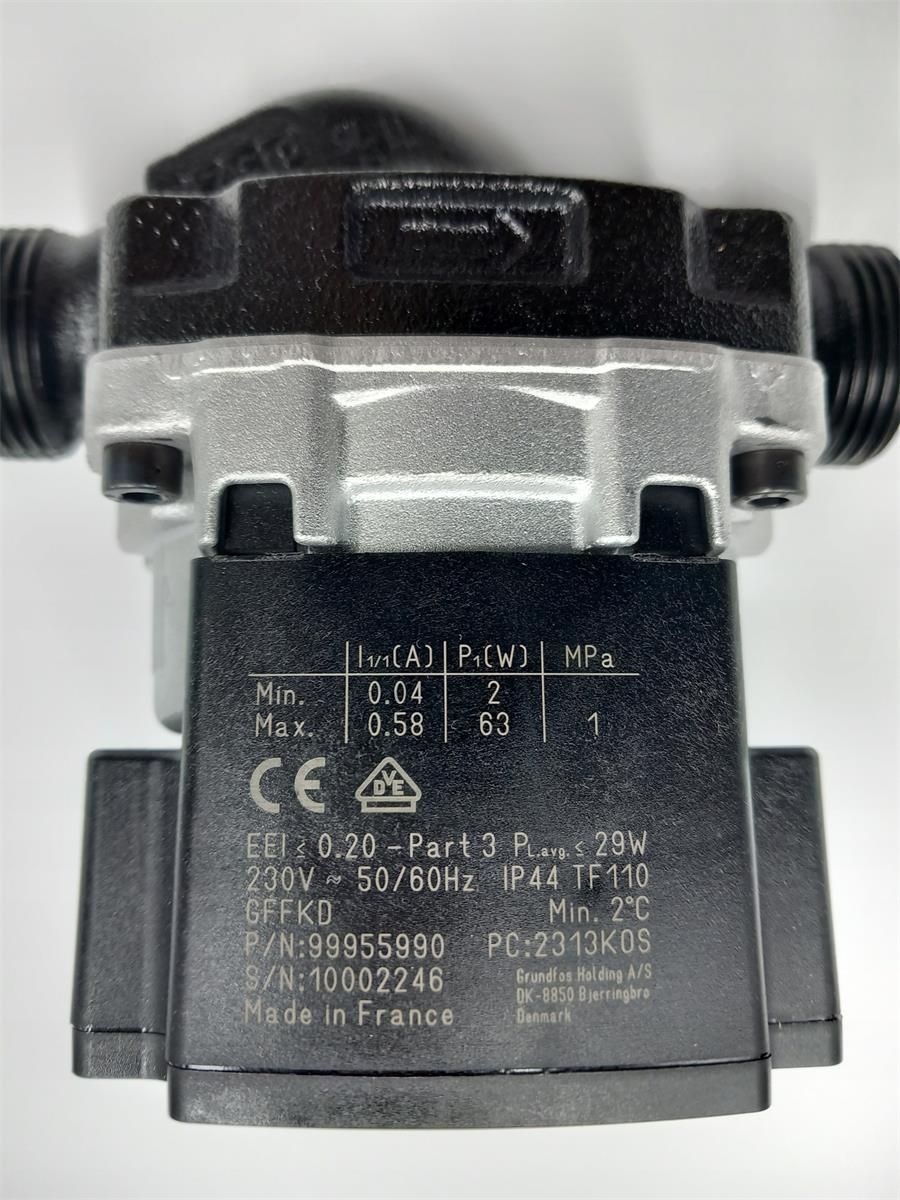 Pompe grundfos 15/60 pour Chaudiere Baxi - Livraison rapide - 360,50