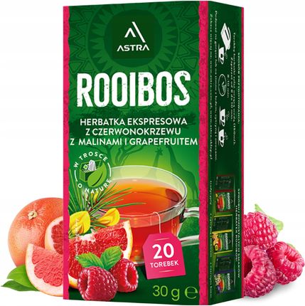 Astra Rooibos Grapefruit Malina 20 Torebek 30g
