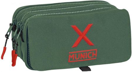 Munich Piórnik Potrójny Verde Kolor Zielony 21,5X10X8Cm