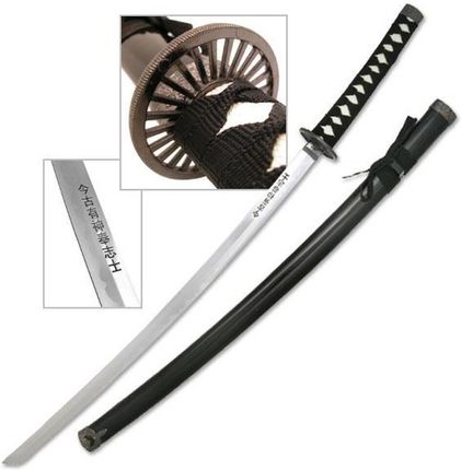 Master Cutlery Miecz Katana Prawdziwy Miecz Samurajski Wykonany Ze Stali Z Pochwą Sw-68B
