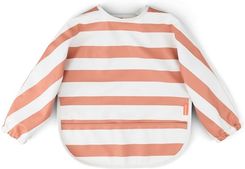 Zdjęcie Done By Deer Śliniak Z Rękawami Stripes Papaya - Korsze