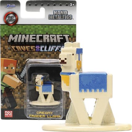 Jada Toys Minecraft Caves&Cliffs Figurka Creamy Llama Kremowa Lama Nano Metalfigs