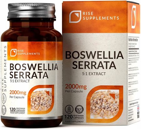 Rise Supplements Boswellia Serrata (Kadzidłowiec) 200mg 120kaps
