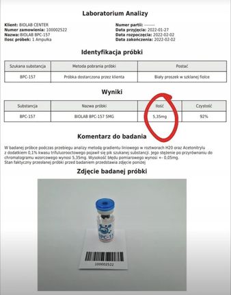 Bpc 157 5Mg Biolab - ceny i opinie