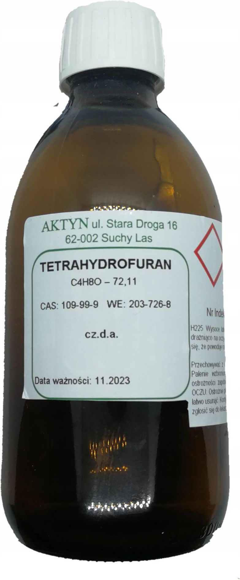 Drobne akcesoria medyczne Aktyn Tetrahydrofuran Cz.D.A. 250Ml - Ceny i ...