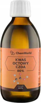 Chemworld Kwas Octowy 80% Czda 250ml