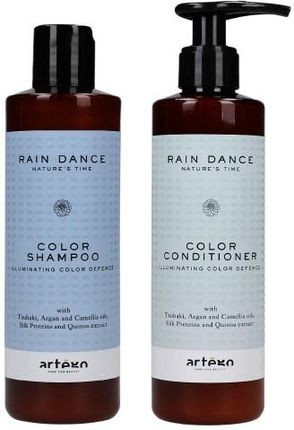 Artego Rain Dance Color Zestaw Do Włosów Farbowanych Szampon I Odżywka 2X250ml