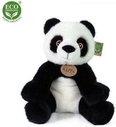 Rappa Pluszowa Panda Siedząca Czarno-Biały 27Cm