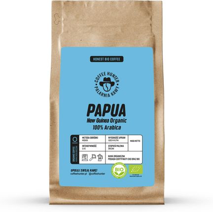 Coffee Hunter Kawa Organiczna Papua Nowa Gwinea Kawa Ziarnista 1kg