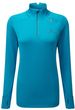 RONHILL Bluza biegowa damska TECH PRISM 1/2 ZIP TEE niebieska