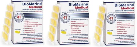 Marinex Biomarine Medical Immuno Neuro Lipids (Epa, Dha I Omega-3) 3X60 Kapsułek
