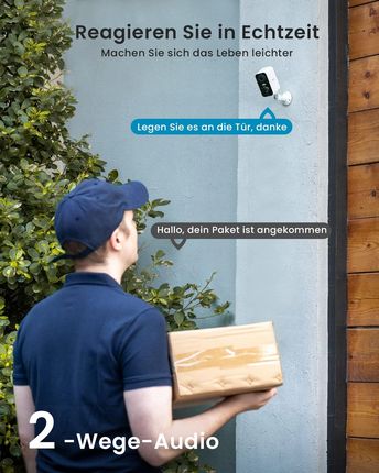 Kamera Zewnętrzna Wewnętrzna Monitoring Wifi 1296P (ZSGX3S) - zdjęcie 5