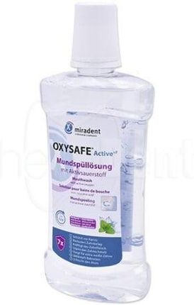 Miradent Oxysafe Active +F Płyn Do Płukania Jamy Ustnej Z Aktywnym Tlenem 500 ml