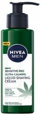 Zdjęcie NIVEA MEN Sensitive PRO Ultra Calming Liquid Shaving Cream Krem do golenia, 200ml  - Barlinek