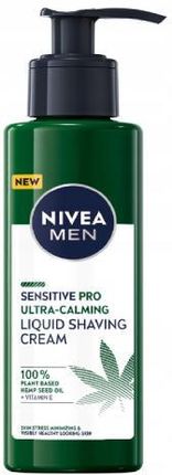 NIVEA MEN Sensitive PRO Ultra Calming Liquid Shaving Cream Krem do golenia, 200ml 
