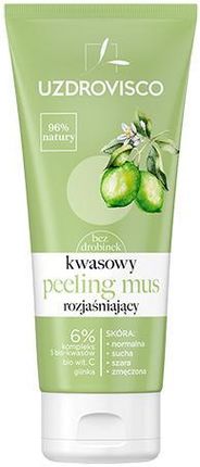 UZDROVISCO Bezolejowy Kwasowy Peeling mus rozjaśniający 60ml