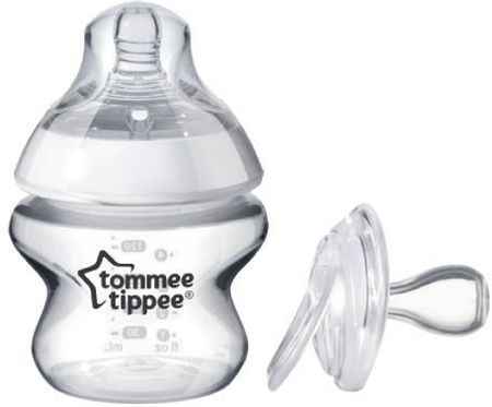 Tommee Tippee Zestaw: Butelka antykolkowa 150 ml + Smoczek uspokajający 0-6m