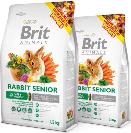 Brit Animals Rabbit Senior Complete 2x1,5Kg