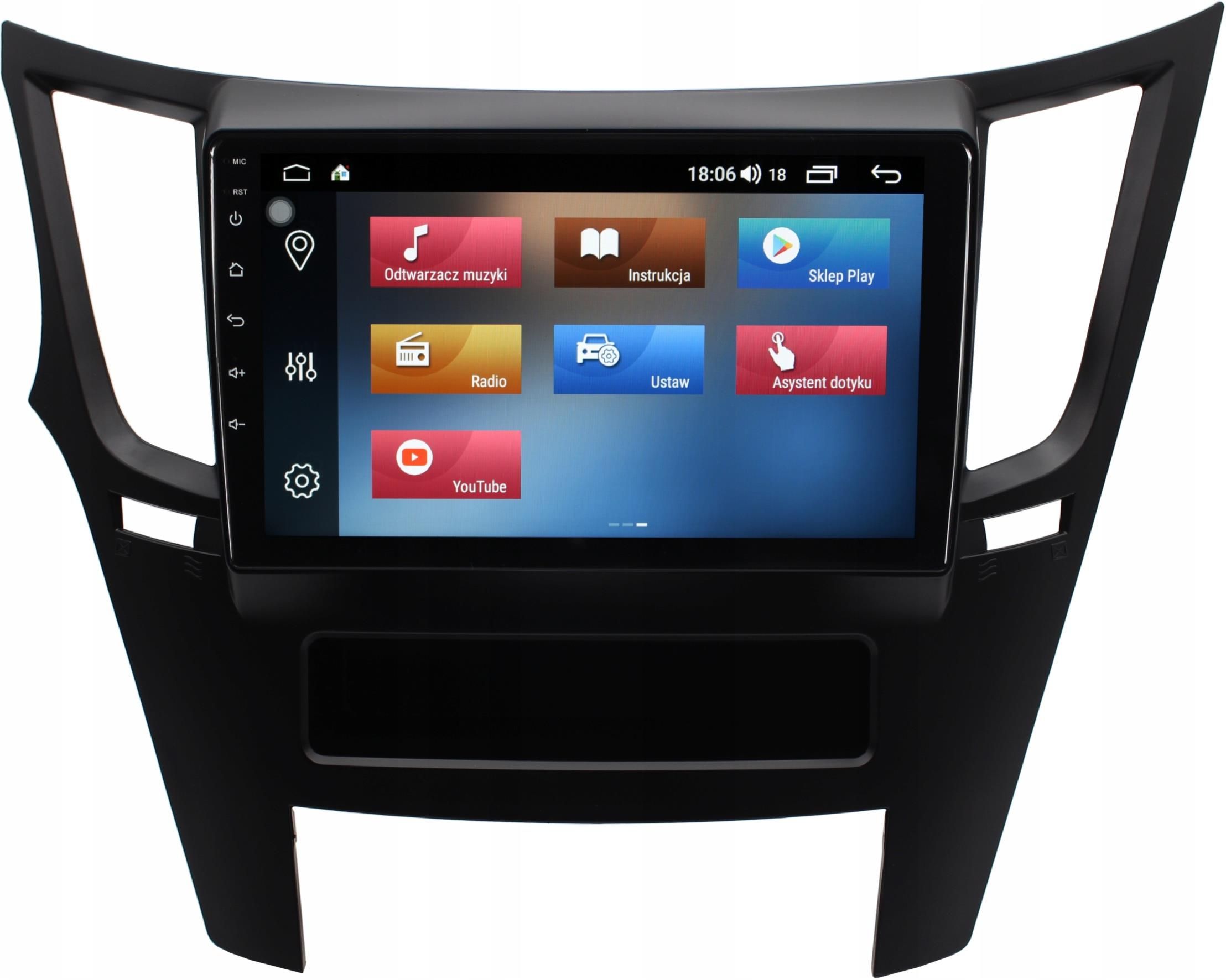 Radioodtwarzacz samochodowy Smart-Auto Subaru Legacy V 09-14 Android ...