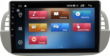 Smart-Auto Fiat 500 2007-2015 Android (FR98128RDS1FI056N)