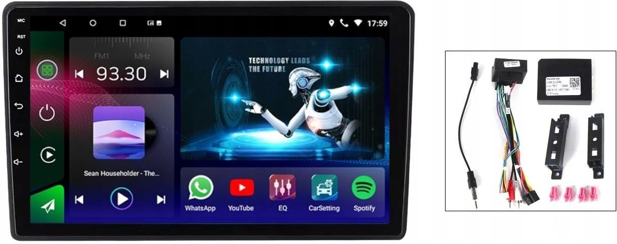 Radioodtwarzacz samochodowy Projack Gps Android Bt Vw Touareg Vw T5 ...