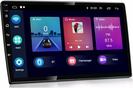 Projack 2Din 10'' Gps Android Auto Carplay Wifi 32Gb (Y2)