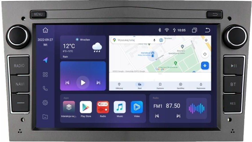 RADIO 2 DIN OPEL ASTRA CORSA VECTRA ZAFIRA ANDROID - Sklep, Opinie
