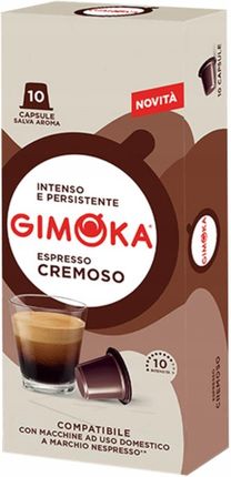 Kapsułki do ekspresu GIMOKA Cremoso Nespresso 10 sztuk - Kapsułki do ekspresu GIMOKA Cremoso Nespres