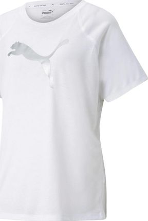 Koszulka damska Puma Evostripe Tee biała 589143 02