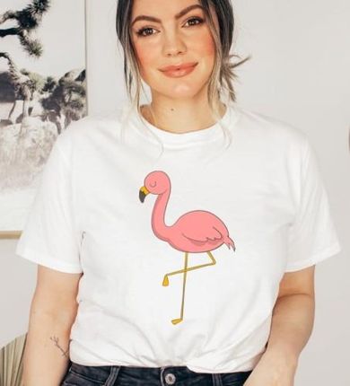 koszulka z flamingiem