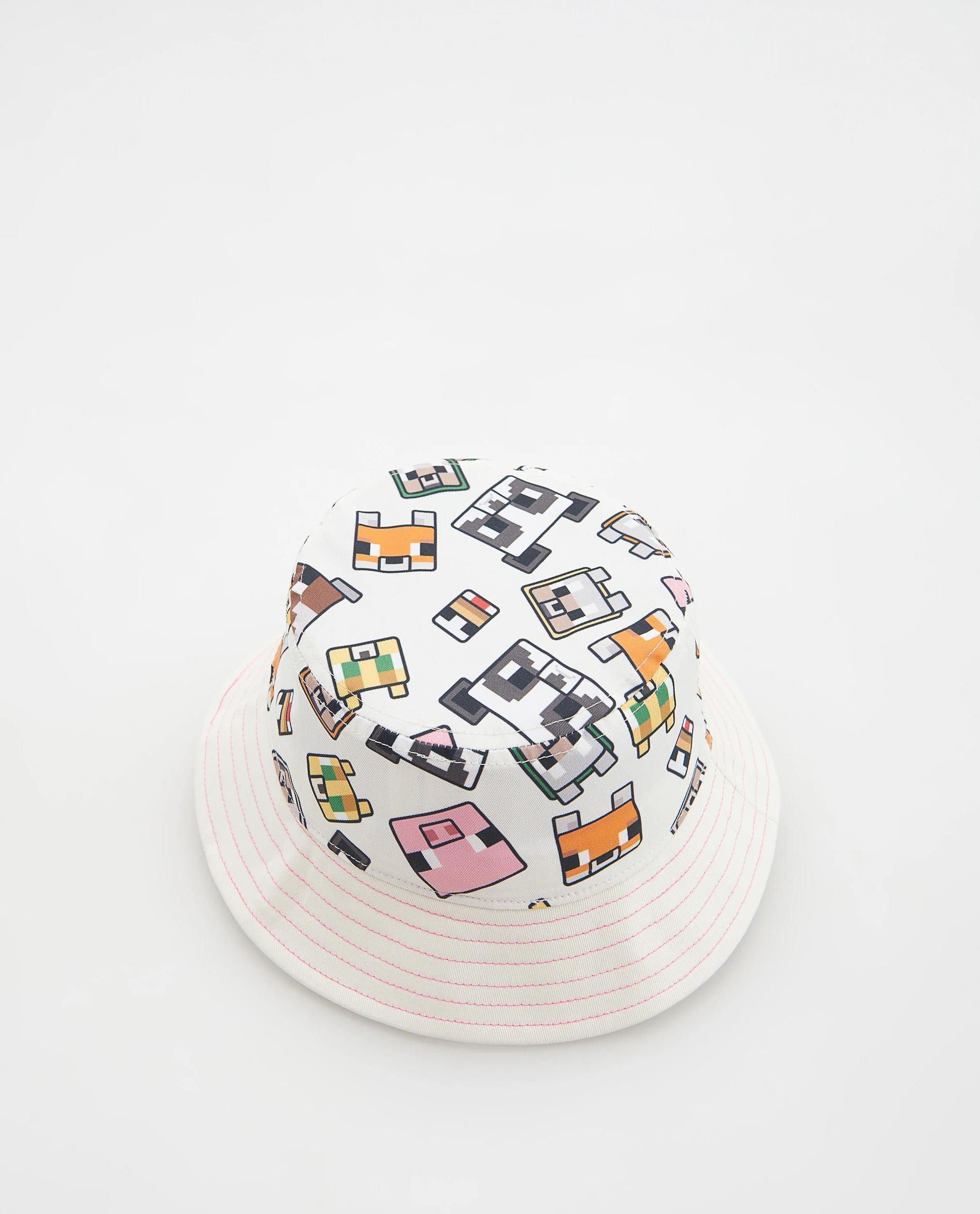 reserved-kapelusz-bucket-hat-minecraft-kremowy-ceny-i-opinie