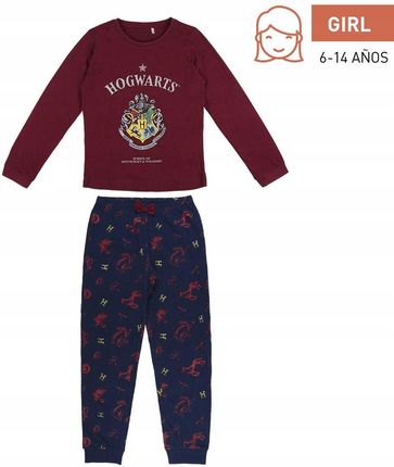 Piżama Harry Potter Hogwarts - rozmiary 6-14 lat