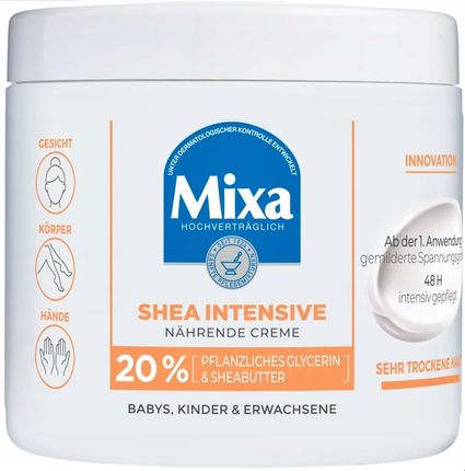 Krem Mixa Shea Nourish Odżywczy do ciała na dzień i noc 400ml