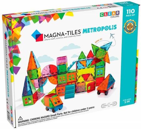 Magna-Tiles Metropolis Klocki Magnetyczne 110El.