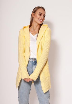 Sweter Kardigan Model PA018 Lemon - MKM